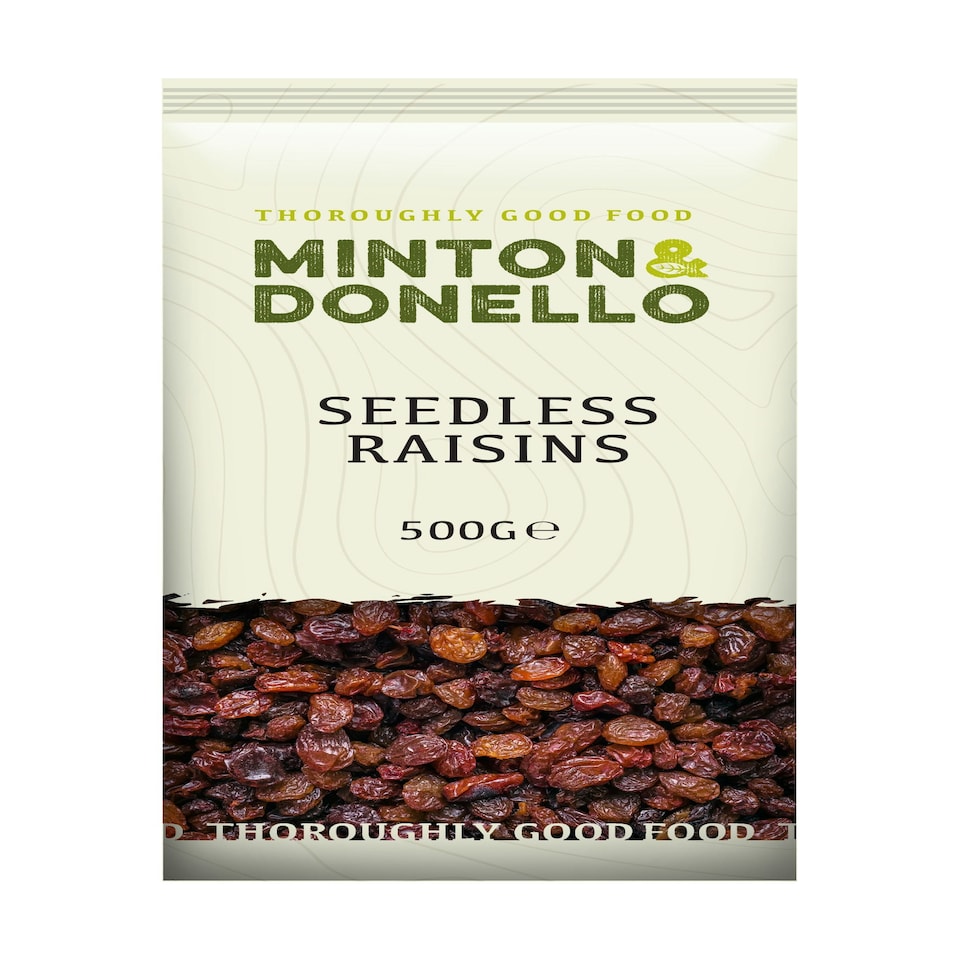 image 1 of Minton & Donello Seedless Raisins 6 x 500g | Multi