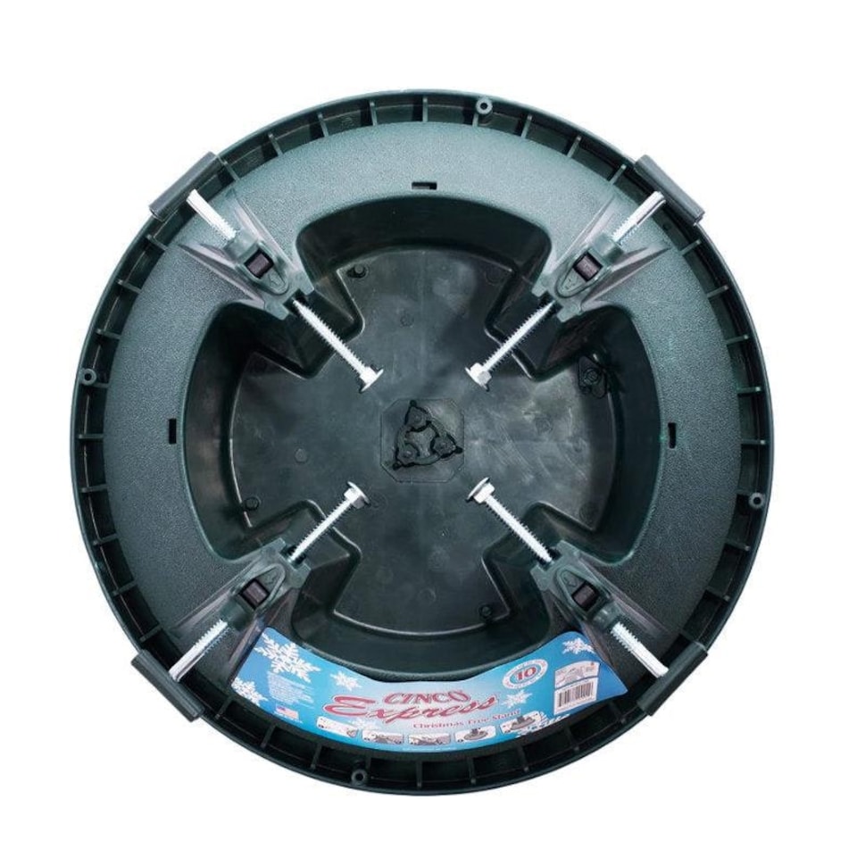 image 1 of Cinco Express 10 Christmas Tree Stand for Real Trees up to 10ft Tall