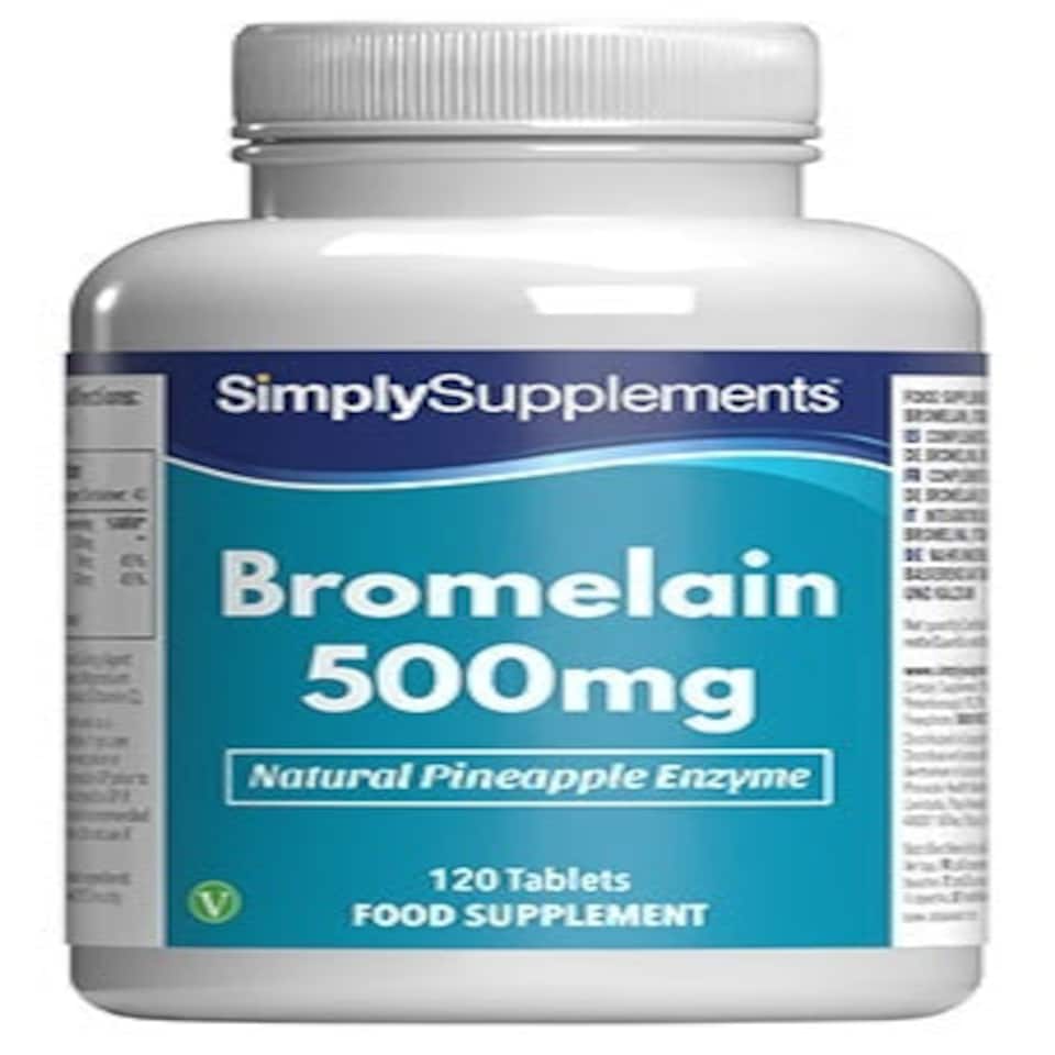 image 1 of Bromelain Extract Tablets 500mg - 120 Tablets