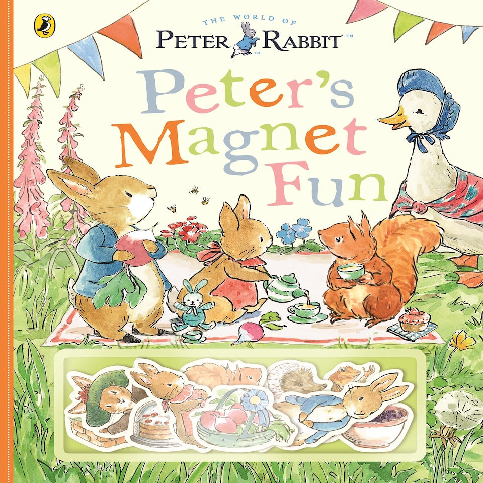 image 1 of Peter Rabbit - Peter's Magnet Fun - Kids Activity Book