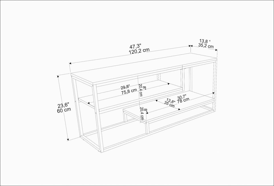 image 1 of Decorotika Lorin TV Unit for TVs up to 55 inches