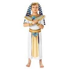 Bristol Novelty Boys Pharaoh Costume - Blue/White - 3-4 Years 3
