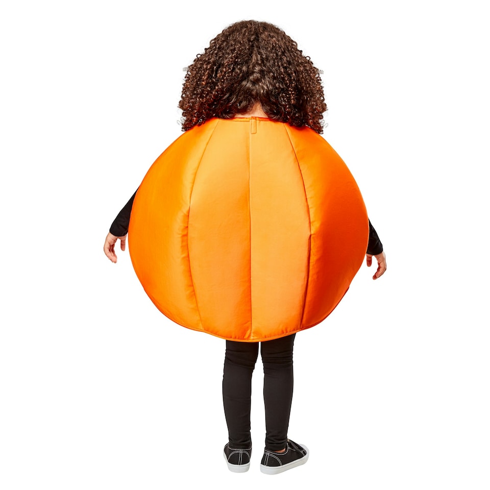 image 1 of Bristol Novelty Childrens/Kids Pumpkin Halloween Costume - Orange/Black/Green - 2-3 Years 2
