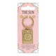 image 3 of Something Different The Sun Tarot Vintage Keyring - Gold - One Size