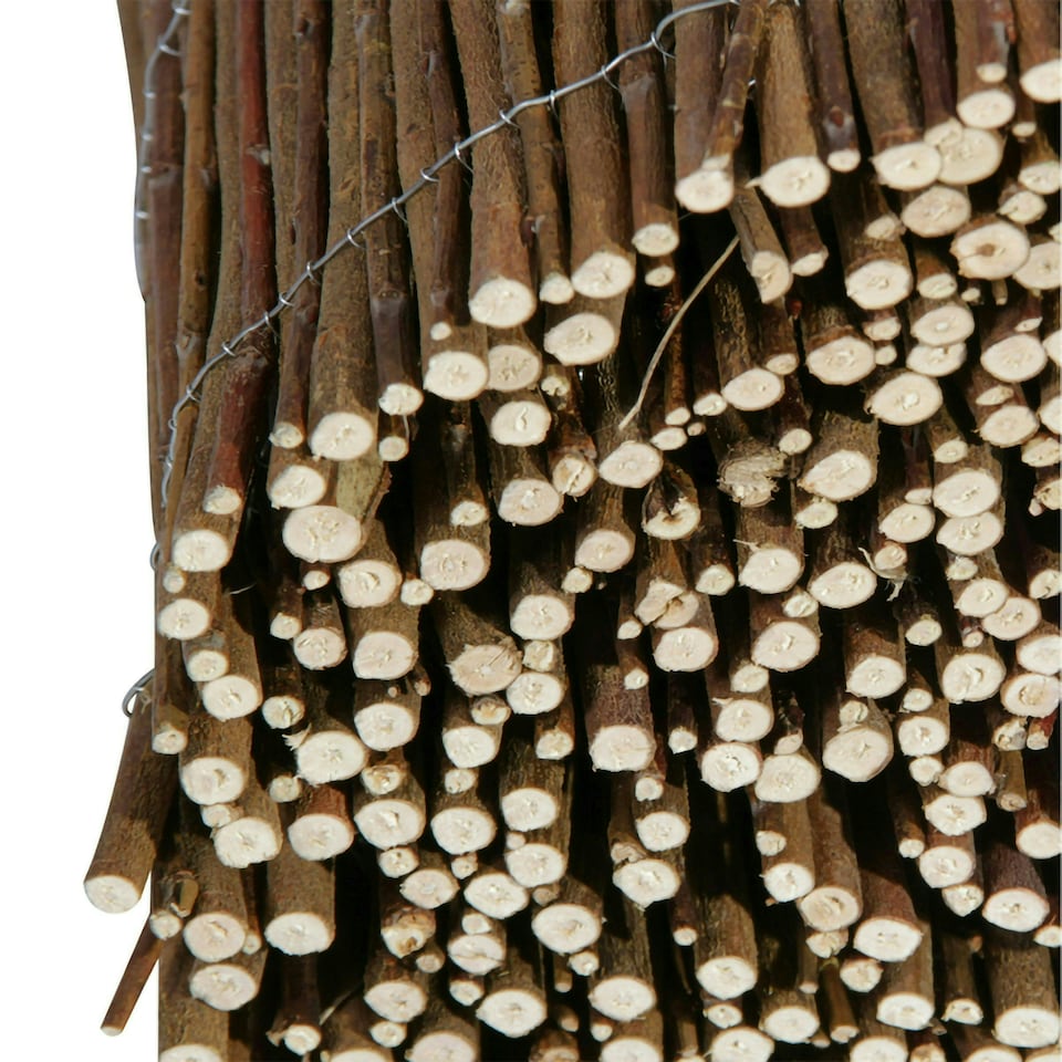 image 1 of Primrose Premium Willow Natural Garden Screening Roll Privacy Border W5m x H2m