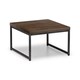 image 7 of Lomond Nesting Coffee Tables in Dark Oak and Metal