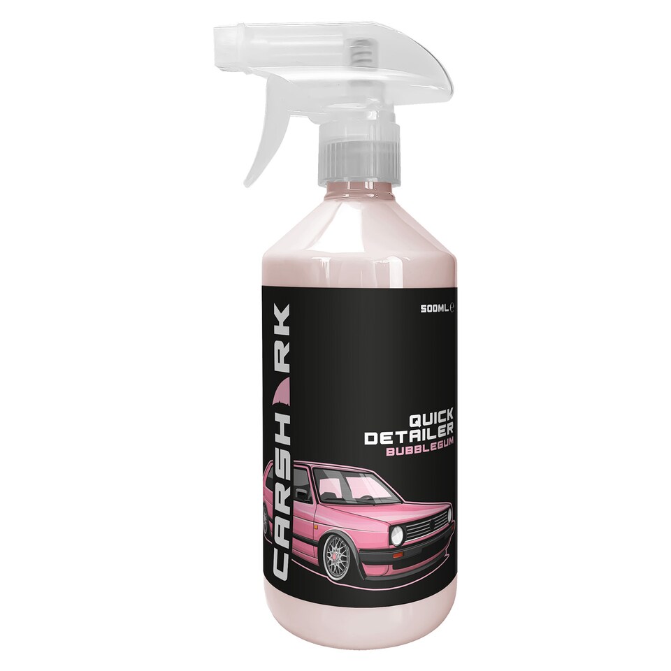 image 1 of CARSHARK Bubblegum Quick Detailer 500 ml - Cleans & Protects Vehicle Finish - Spray & Wipe