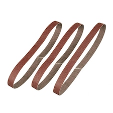 Irwin Powerfile Sanding Belts - Multi Colour - 120G (Pack 3)