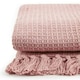 image 4 of Honeycomb Throw 70 X 100 inch  Blush