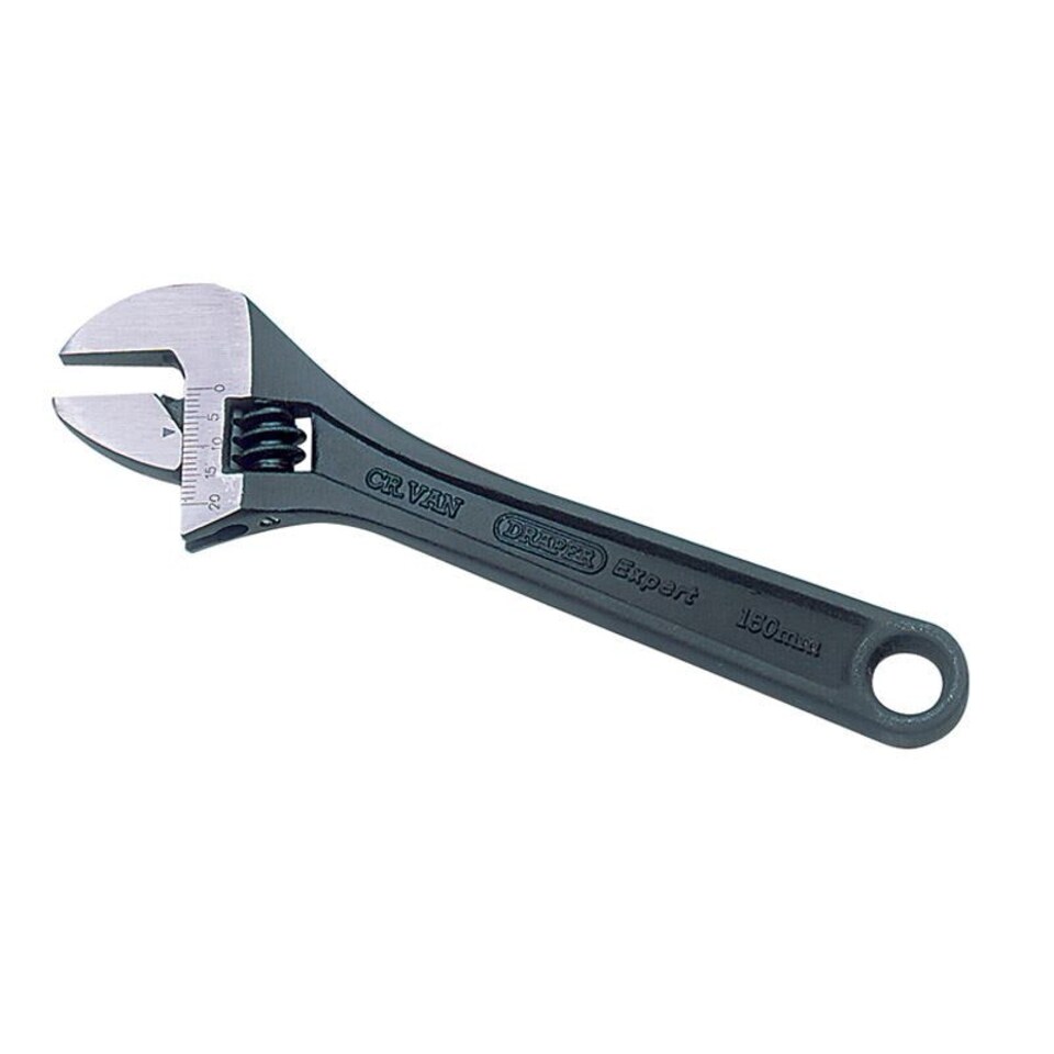 150Mm Adjustable Wrench Black - 52679