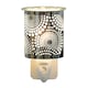 image 2 of Aroma Wax Melter Plug In Chrome Circles 13cm