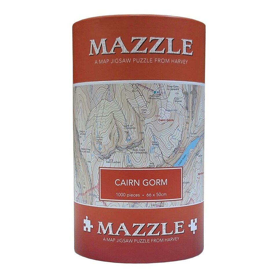 image 1 of Harvey Cairn Gorm Mazzle Map Jigsaw Puzzle 1000pcs
