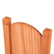 image 5 of Arched Expanding Freestanding Wooden Trellis Fence Garden Screen