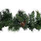 image 8 of 2.7m Green Christmas Garland with Pine Cones and Mixed Needles