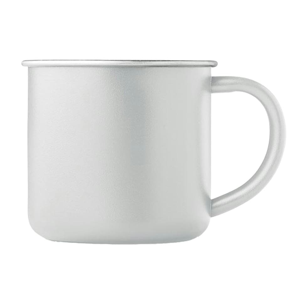 image 1 of MidOcean Caribu Recycled Stainless Steel 300ml Mug - White - One Size