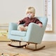 image 3 of Tutti Bambini Jonah Mini Me Children's Rocking Chair - Boucle Ocean Stone Blue