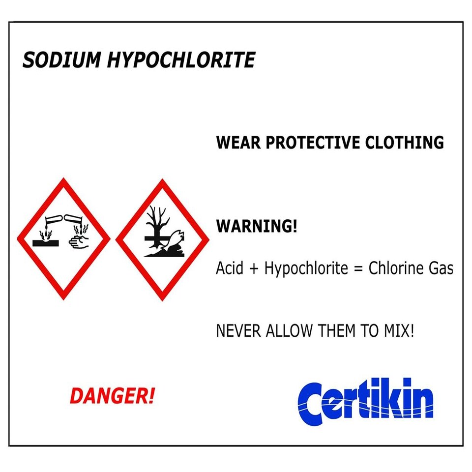 image 1 of Certikin Soda Ash Label (LBL02)