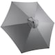 image 1 of 2.4m Replacement Parasol Canopy - Grey