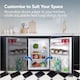image 7 of Igenix IG255B Freestanding Under Counter Larder Fridge, 131 Litre, Black