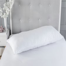 Bolster Pregnancy Maternity Support Pillow Soft Microfibre Cover With 100% Hollowfibre Filling  King White | Double