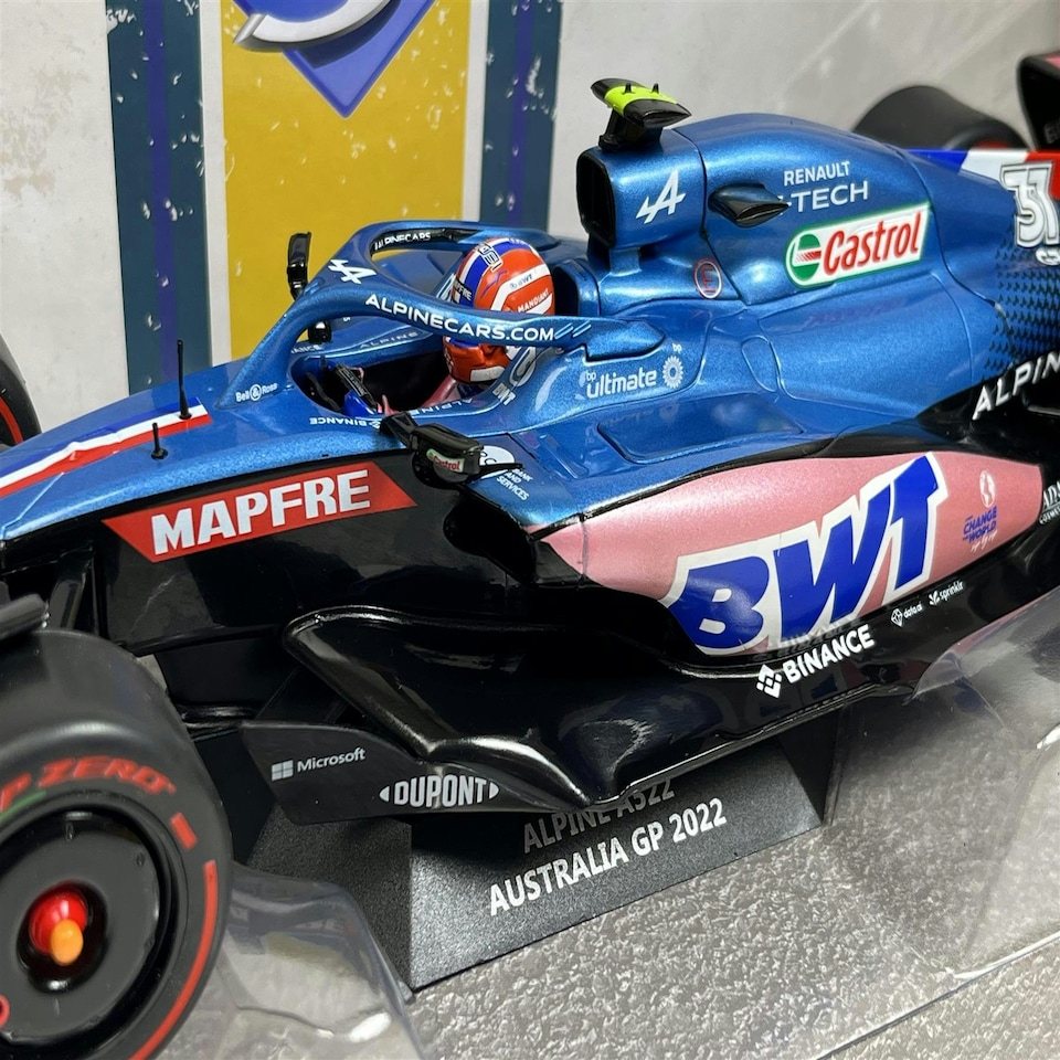 image 1 of Esteban Ocon #31 Alpine A522 Australia GP 2022 1:18 Scale Solido 1808804