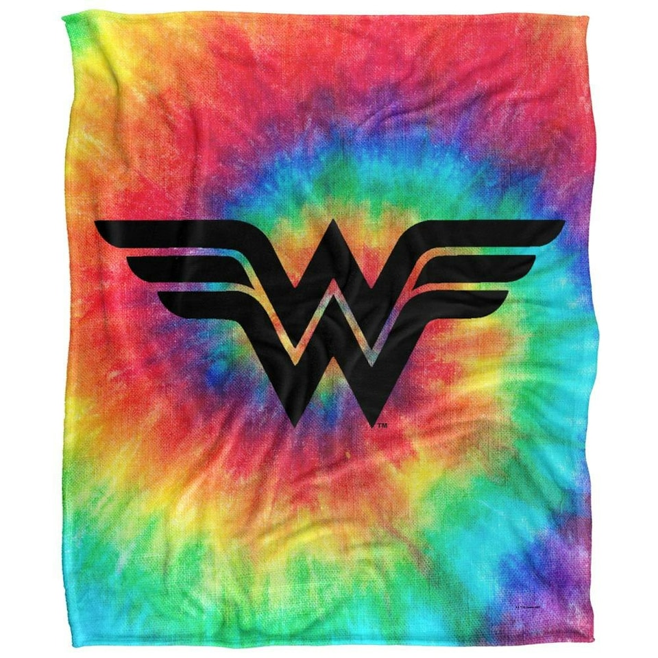 Wonder Woman Tie Dye Blanket - Multicoloured - One Size (UTTV19315)