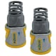 image 1 of Hozelock Metal Hose Pipe End Connector Quick Release Fitting Pro Water 2PK