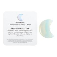Something Different Stay Wild Moonstone Crystal - White - One Size
