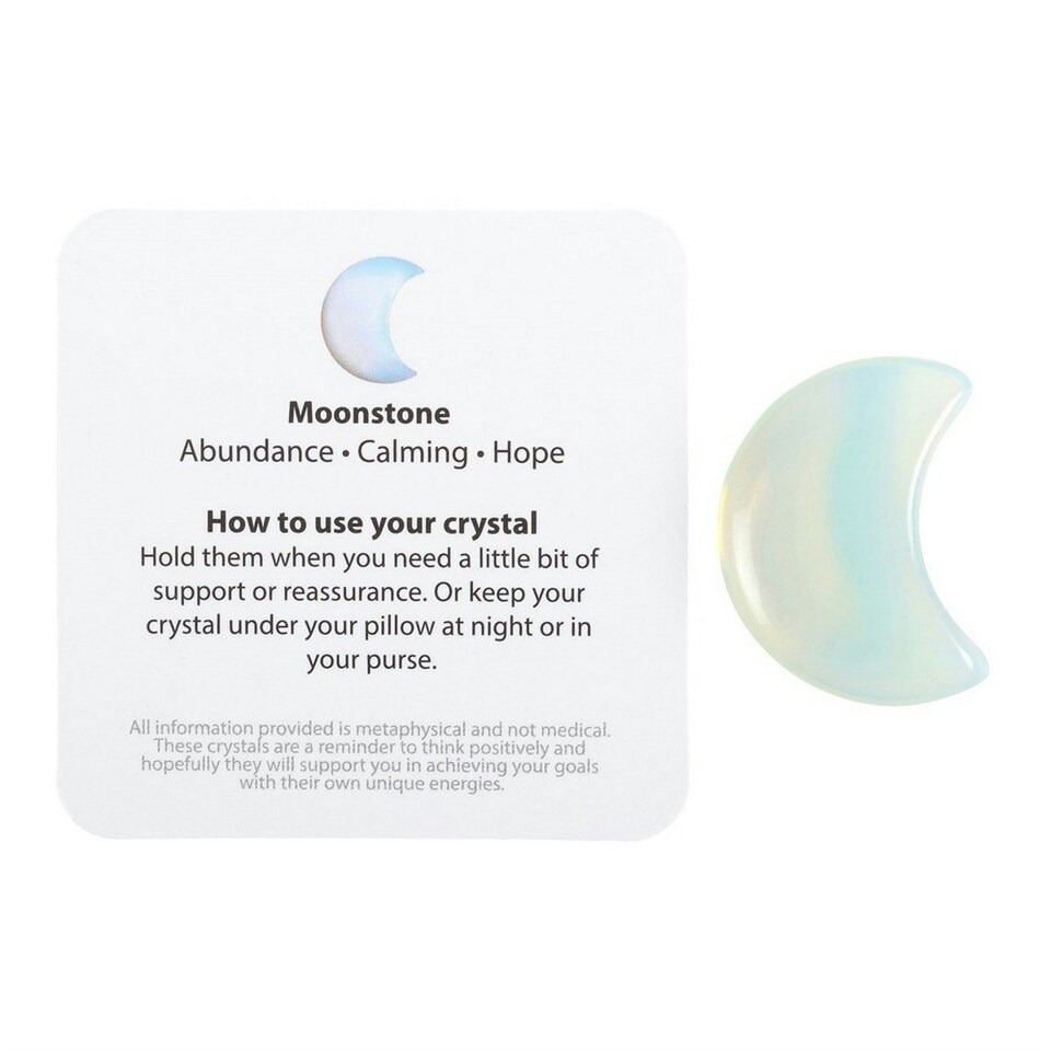 image 1 of Something Different Stay Wild Moonstone Crystal - White - One Size