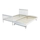 image 3 of Jinsen Single Pull Out Bed - Wood - L205 x W98 x H82 cm - White