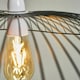 image 2 of ValueLights Wavy Umbrella Design Black Wire Ceiling Pendant Light Shade