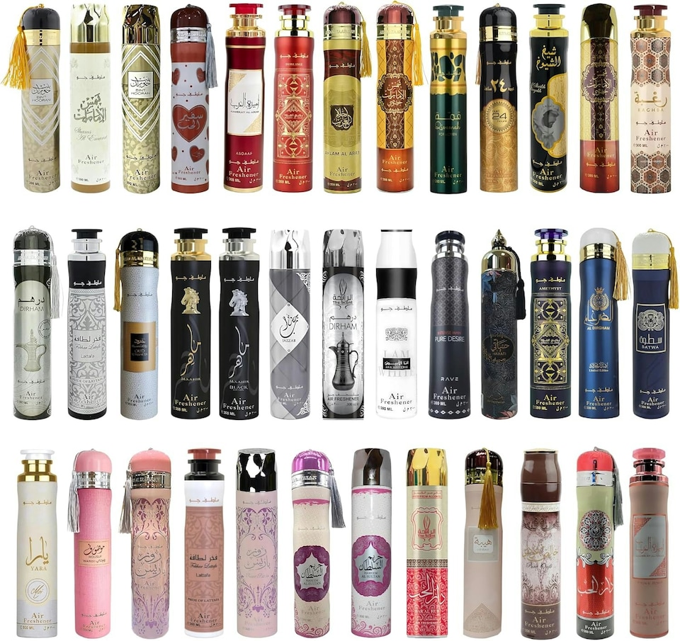 image 1 of Dubai Air Fresheners 300ml, Mix pack, (Pack of 3) – Long-Lasting Exotic Arabian Scents