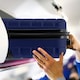 image 5 of Flight Knight Lightweight 2 Wheel ABS Hard Suitcase Cabin Hand Luggage 100+ Airlines Approved - British Airways, Ryanair & easyJet Free Carry On 40x20x25cm Blue | Navy | Cabin Bag