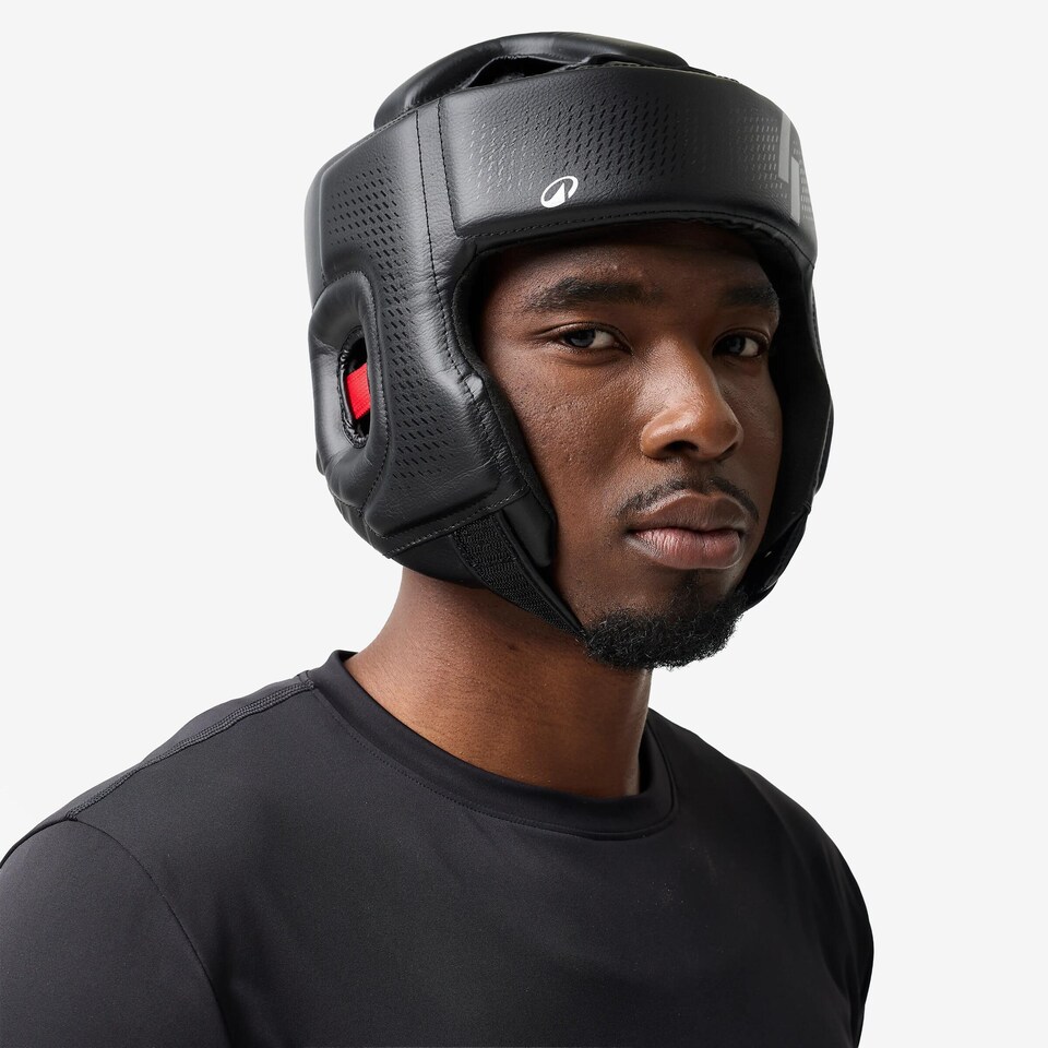 image 1 of Decathlon Adult Open Face Headguard