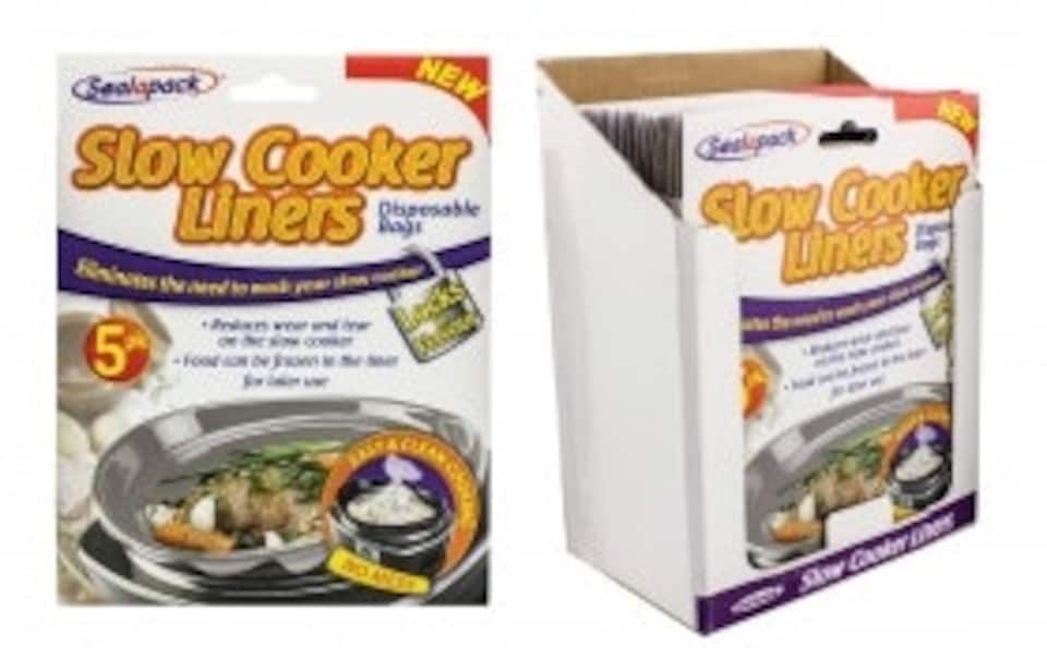 image 1 of Pack of 5 Sealapack Slow Cooker Liners Cooking Bags