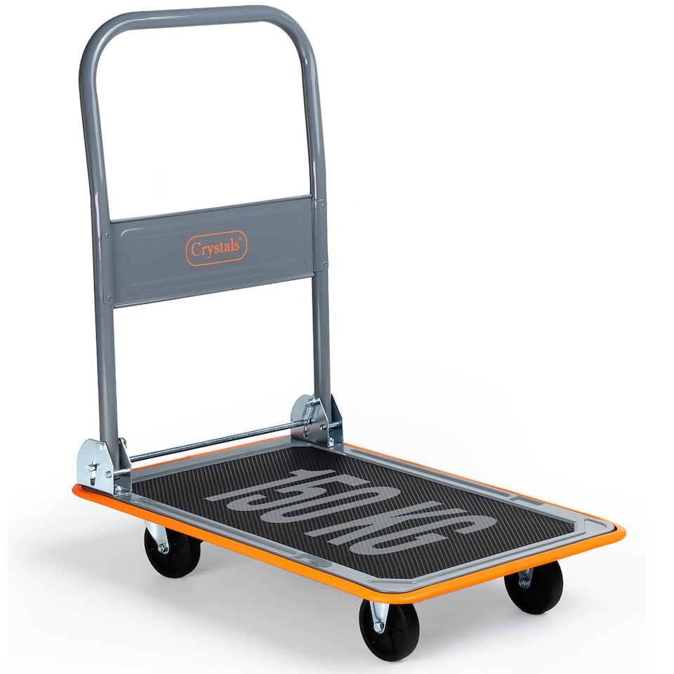 image 1 of NEW 150kg Folding Platform Hand Sack Truck Trolley Transport Heavy Duty