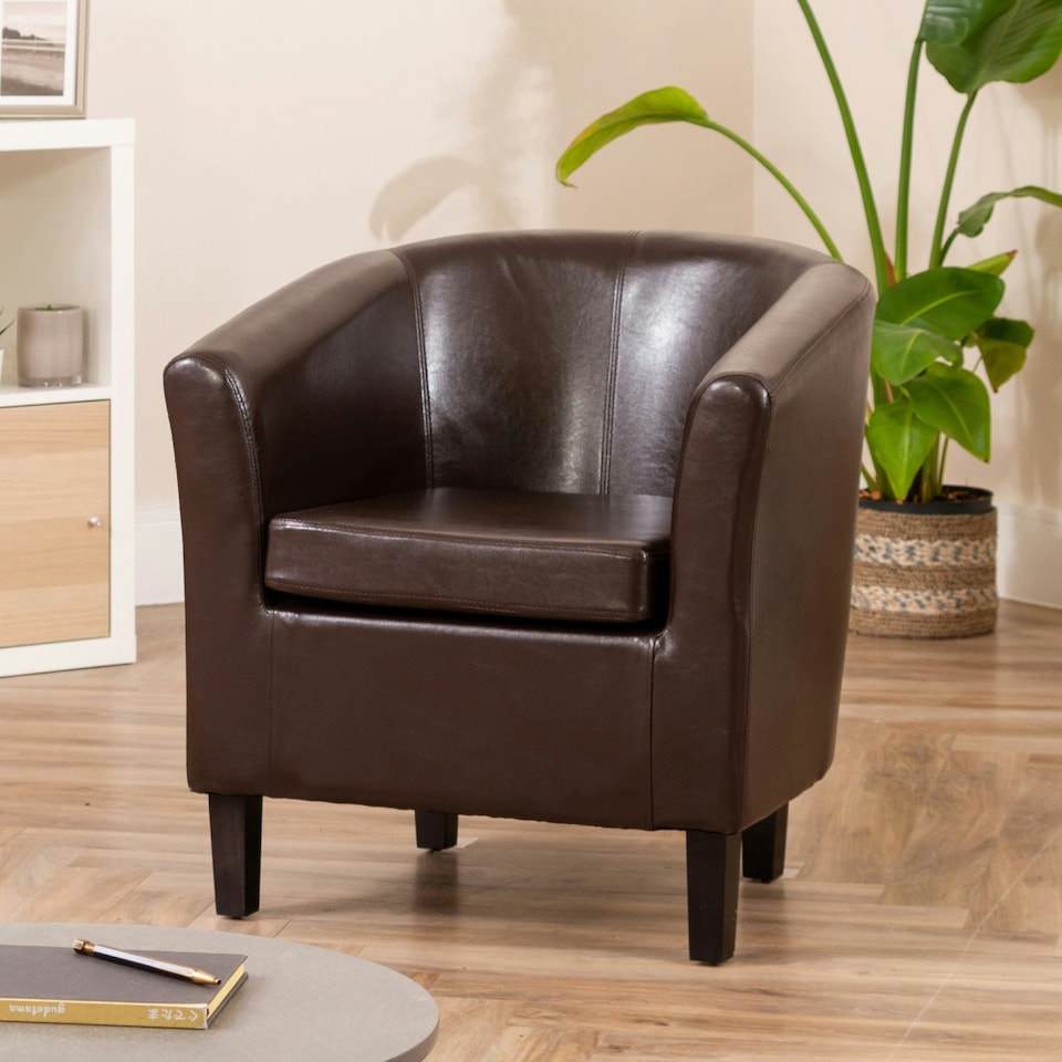 image 1 of Meriden Tub Chair - Brown