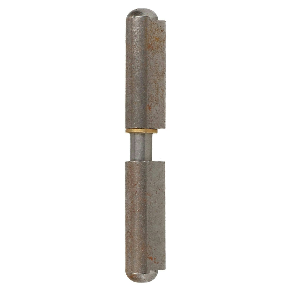 image 1 of Lift Off Bullet Hinge Weld On Brass Bush 16x120mm Heavy Duty Industrial Quality Silver
