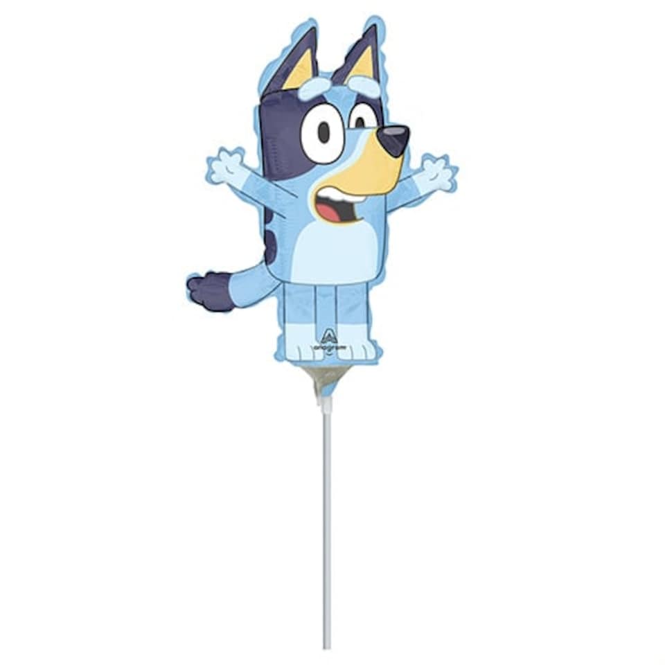 image 1 of Bluey Mini Air Fill Foil Balloon 36cm / 14 in | Blue