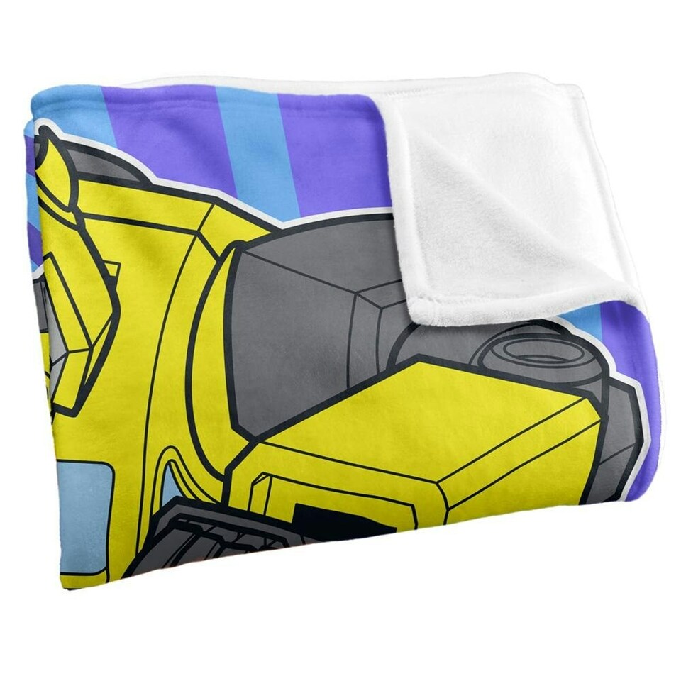 image 1 of Transformers Bumblebee Blanket - White - One Size