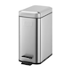 image 1 of BLACK+DECKER 5L Metallic Grey Pedal Bin with Soft Close Lid