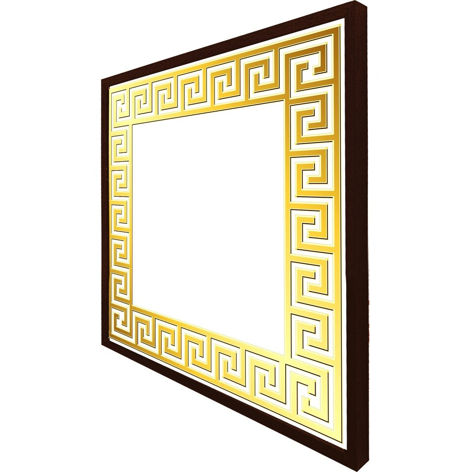 image 1 of Golden greek ornamental frame (Picture Frame) Brown | XL