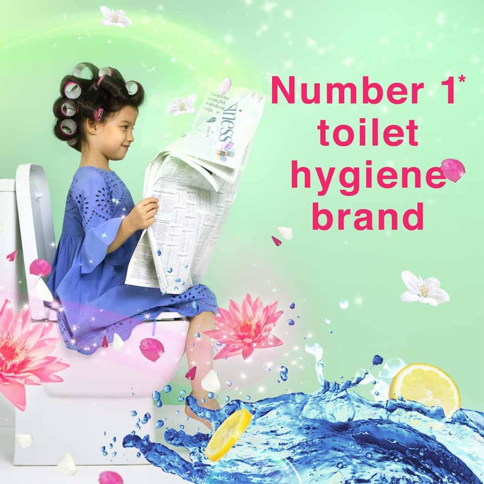 image 1 of Bloo Toilet Rim Block Colour Active+Bleach for Long-Lasting Freshness 2x50g, 12 Pack | Multi | 12