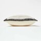 image 4 of Homescapes Veria Handwoven Grey Stripe Kilim Cushion - 45 x 45 cm Grey