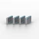 image 2 of USB-C Port Blocker Extra Lock Pack, Blue (10x Locks)