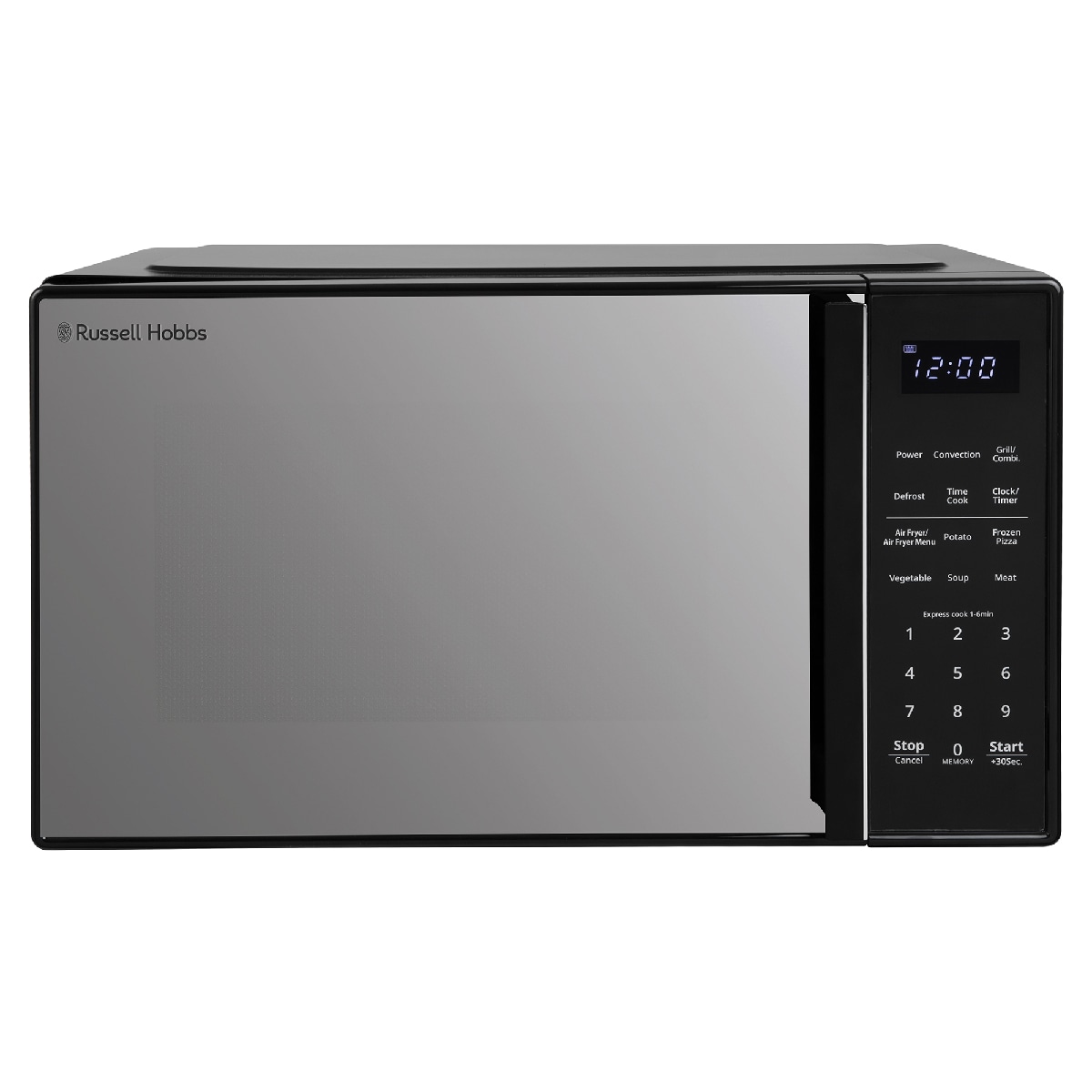 Russell Hobbs RHMTAF2302B 23L 4-in-1 Touch Control Digital Combination Microwave with Air Fryer Function in Black