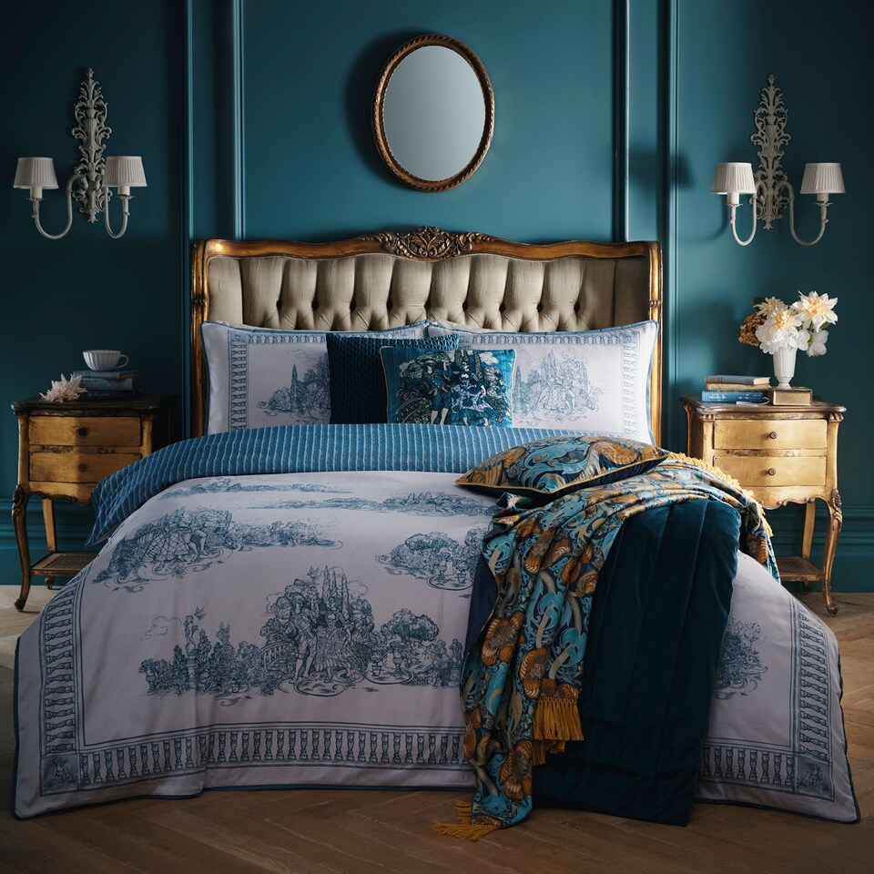 image 1 of Laurence Llewelyn-Bowen Down the Dilly Throw Ochre