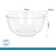 image 5 of Argon Tableware Glass Snack Bowls - Serving Bowls for Snacks Desserts Dips & Sides Durable Soda Lime Glass Small Bowls | Clear | Clear | One Size | 12