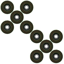 40 Grit Flap Discs Sanding Grinding Rust Removing For 4-1/2" Angle Grinders 10pc