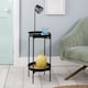 image 2 of Solna Small Side Table in Black